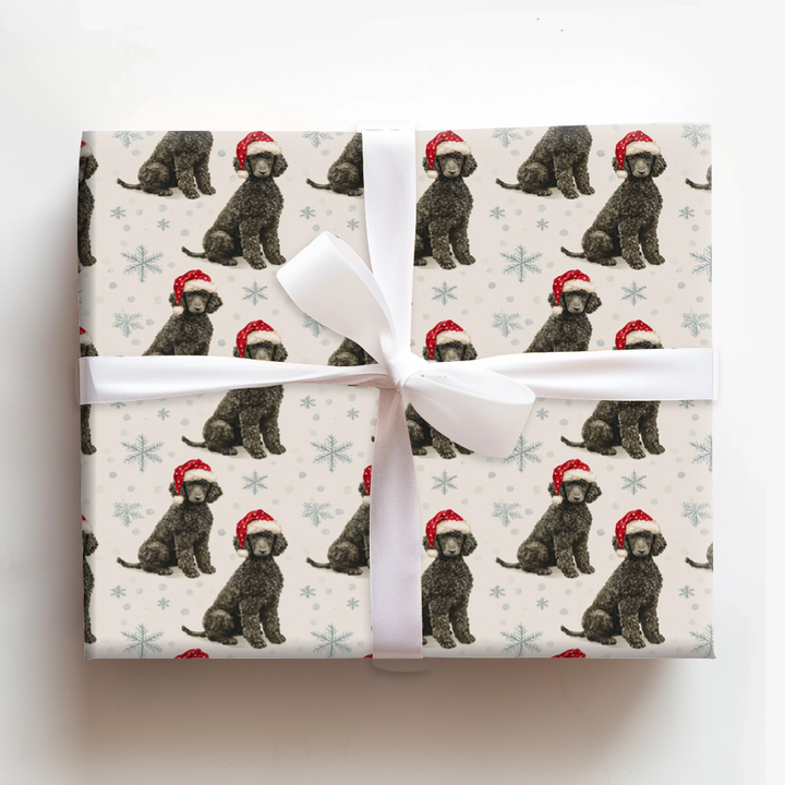 Black Poodle Claus