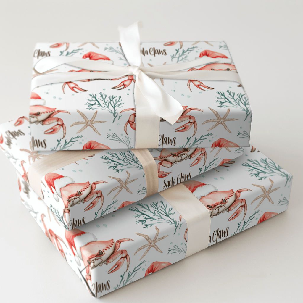 Santa Claws - Wrapping Paper - Aspen & Arlo