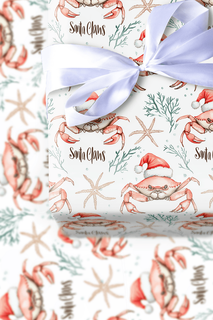 Santa Claws - Wrapping Paper - Aspen & Arlo