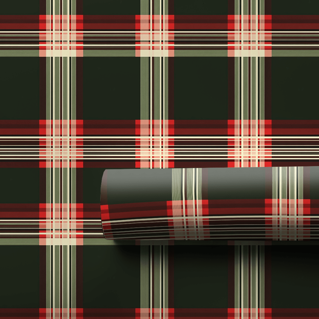 Evergreen Plaid - Wrapping Paper - Aspen & Arlo