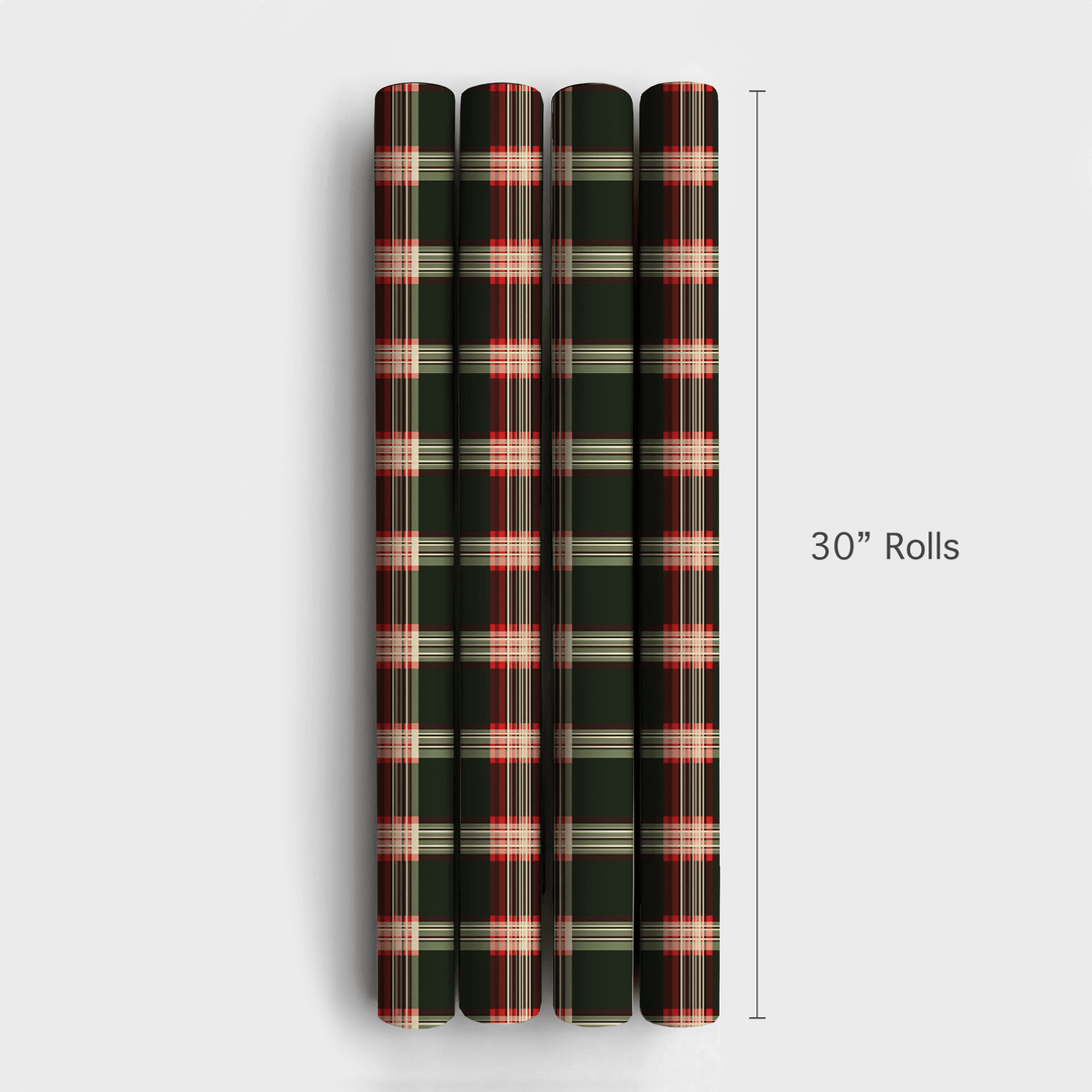 Evergreen Plaid - Wrapping Paper - Aspen & Arlo