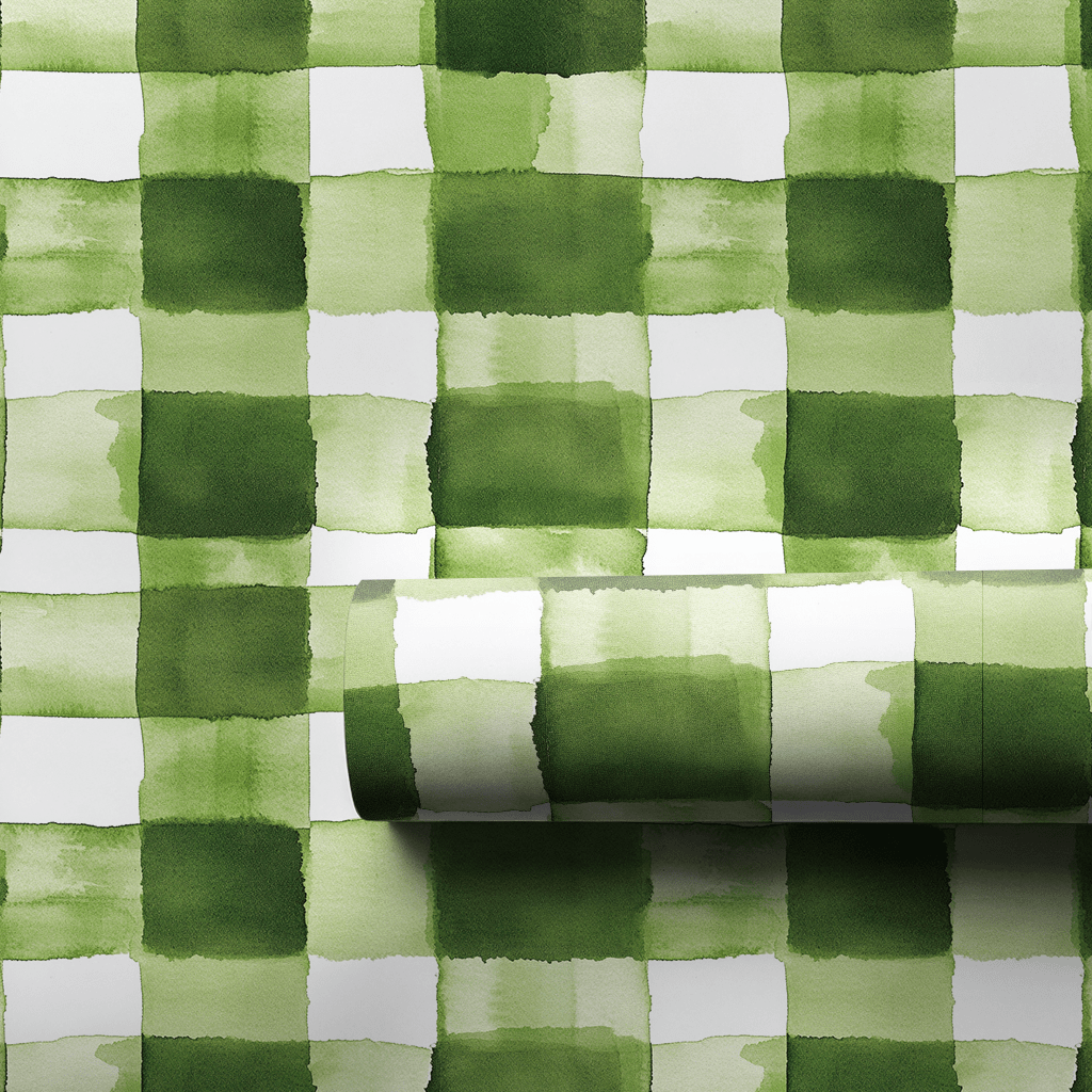 Pine Check - Wrapping Paper - Aspen & Arlo