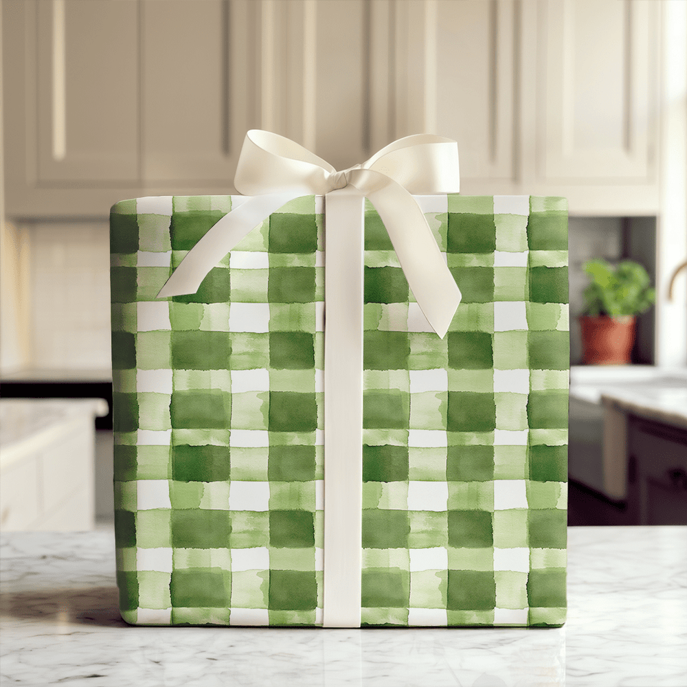 Pine Check - Wrapping Paper - Aspen & Arlo