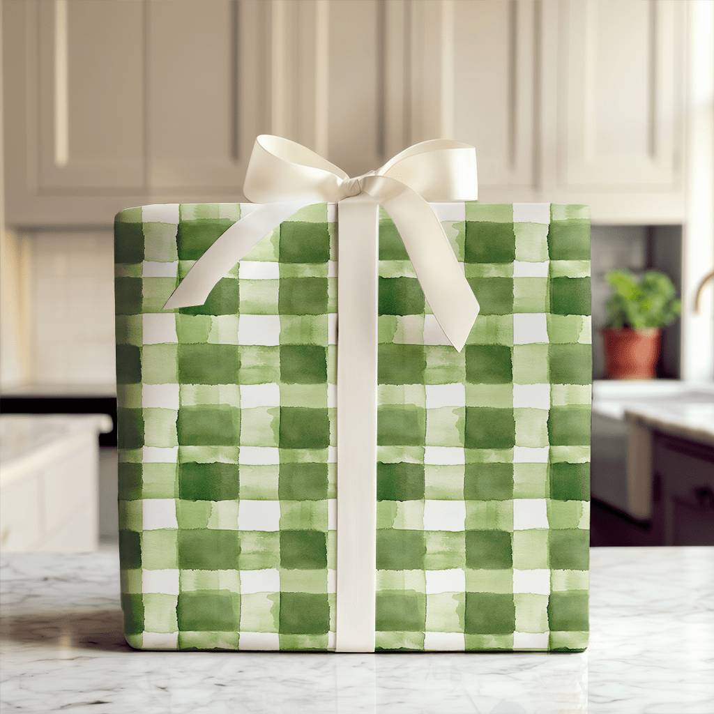 Pine Check - Wrapping Paper - Aspen & Arlo