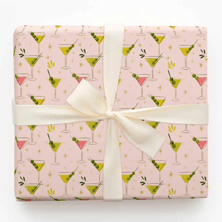 Mistletoe Martini - Wrapping Paper - Aspen & Arlo