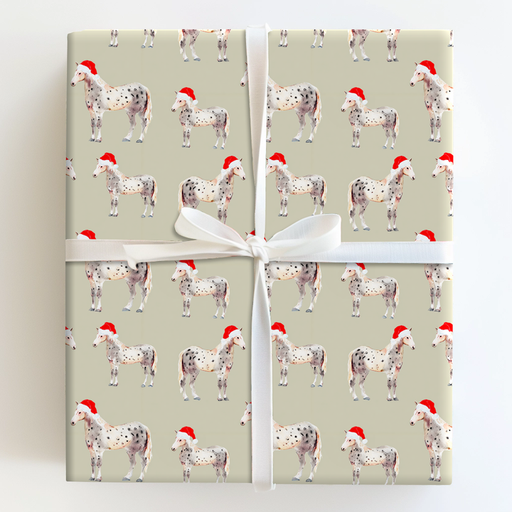 Appaloosa Santa Hats