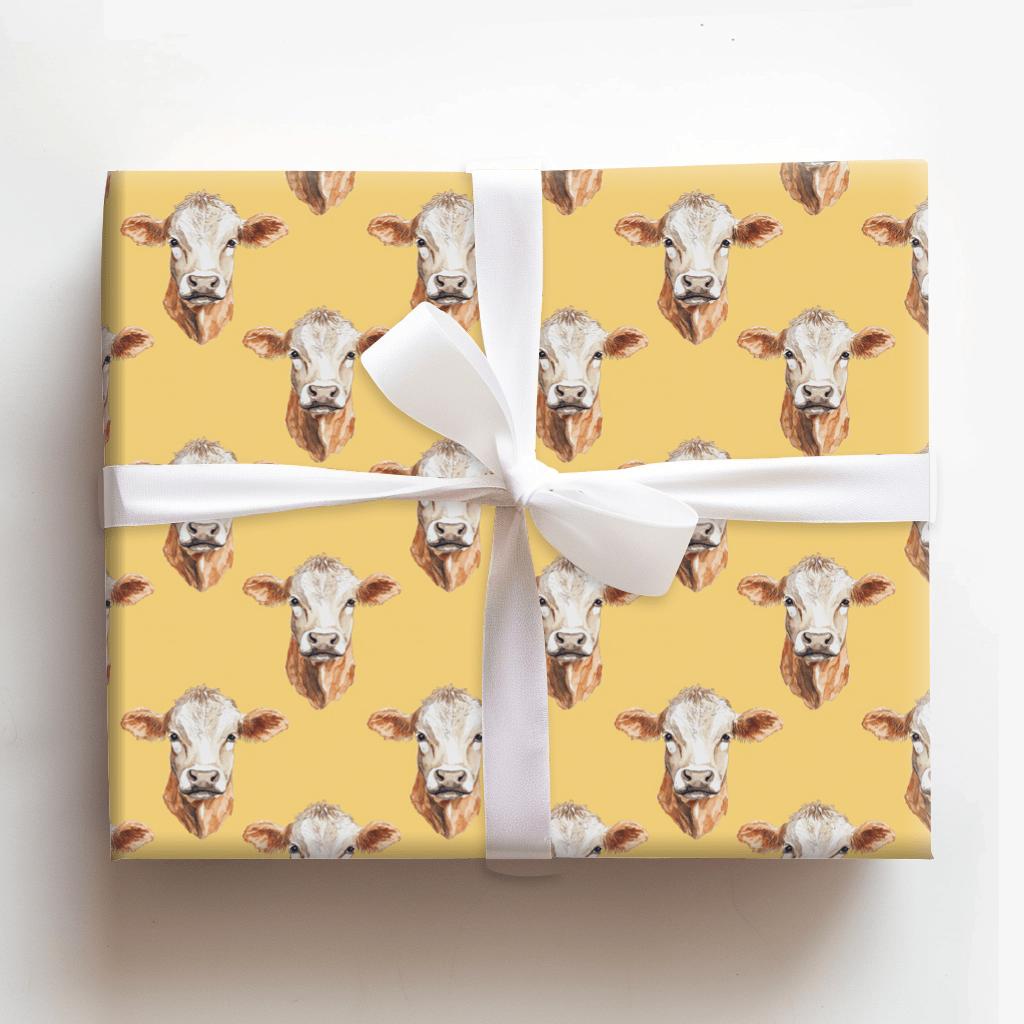 Moo La La - Wrapping Paper - Aspen & Arlo
