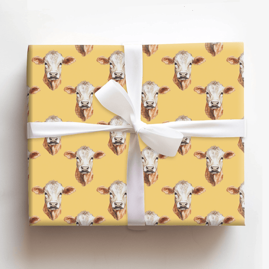 Moo La La - Wrapping Paper - Aspen & Arlo