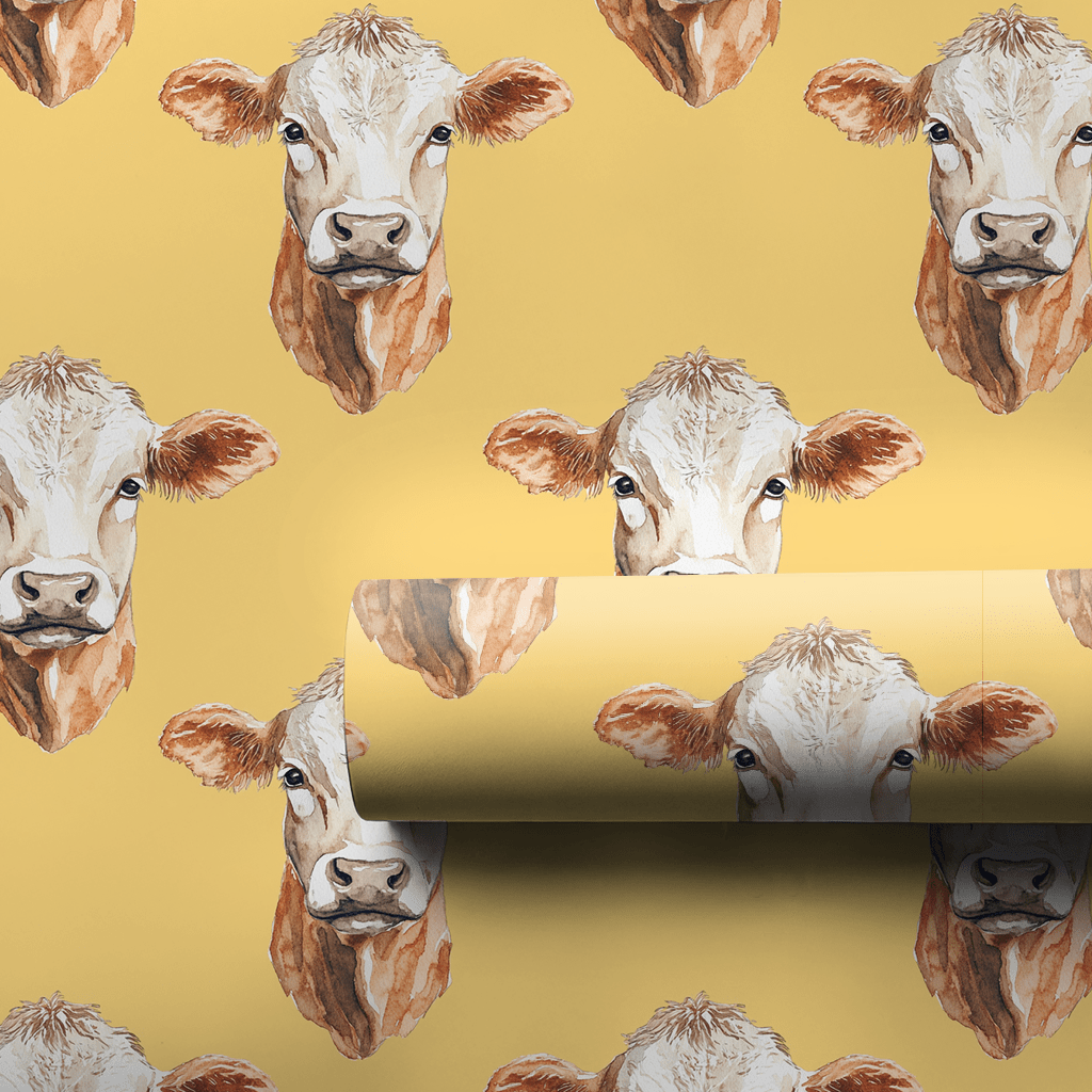 Moo La La - Wrapping Paper - Aspen & Arlo