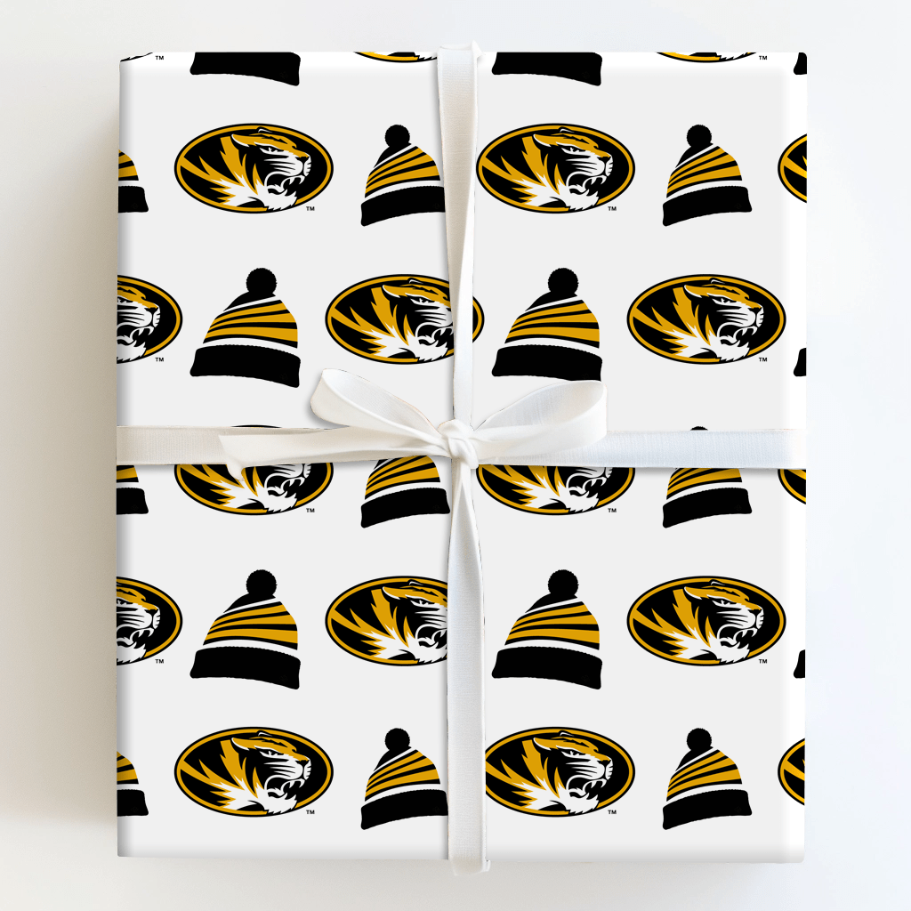 Mizzou Beanie - Wrapping Paper - Aspen & Arlo