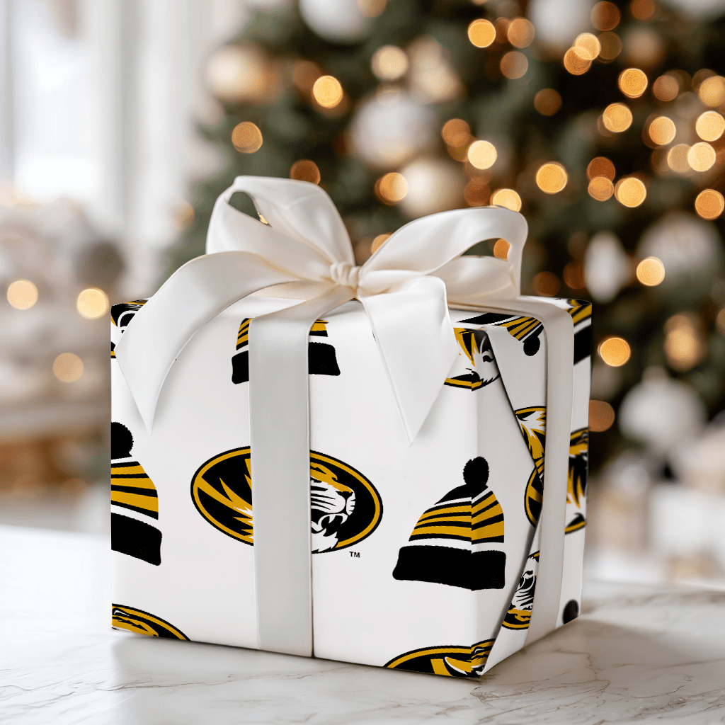 Mizzou Beanie - Wrapping Paper - Aspen & Arlo