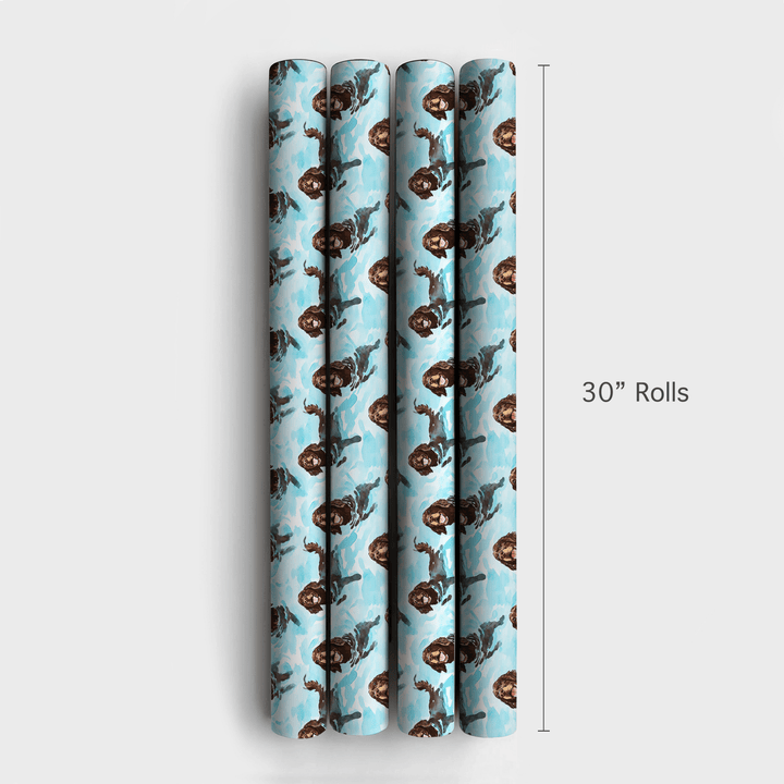 Pool Day with the Boykin Spaniels - Wrapping Paper - Aspen & Arlo