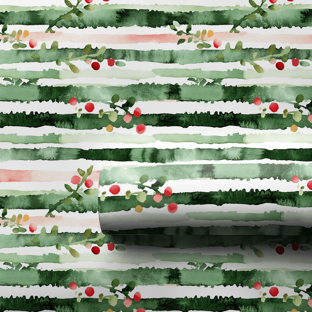 Seasonal Stripe - Wrapping Paper - Aspen & Arlo