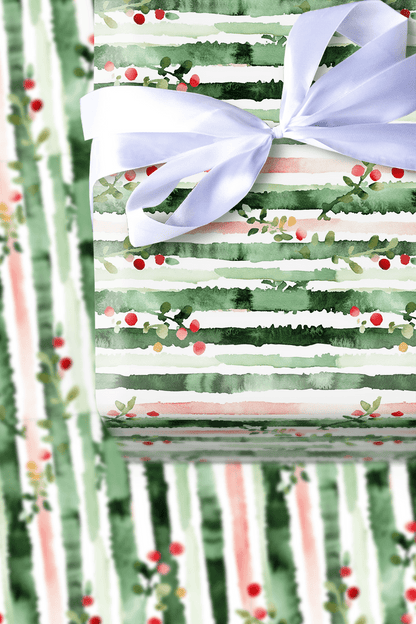 Seasonal Stripe - Wrapping Paper - Aspen & Arlo