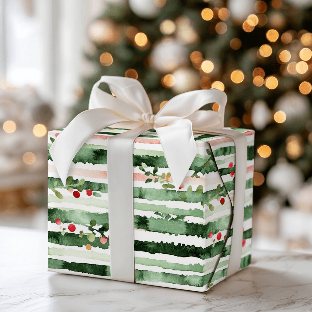 Seasonal Stripe - Wrapping Paper - Aspen & Arlo