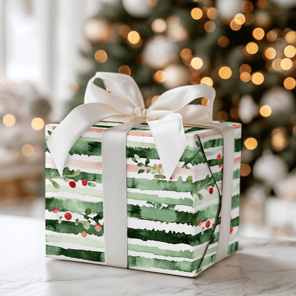 Seasonal Stripe - Wrapping Paper - Aspen & Arlo