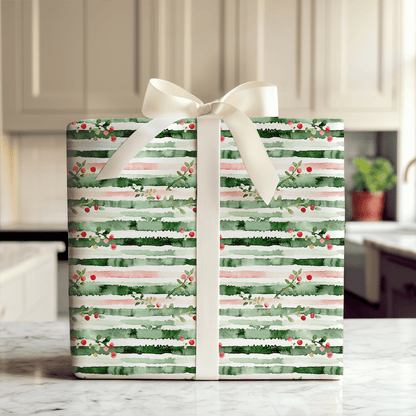 Seasonal Stripe - Wrapping Paper - Aspen & Arlo
