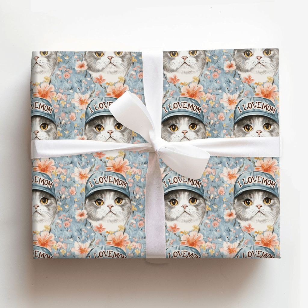 Mom's Favorite British Shorthair - Wrapping Paper - Aspen & Arlo
