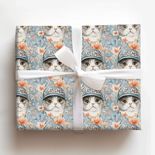 Mom's Favorite British Shorthair - Wrapping Paper - Aspen & Arlo