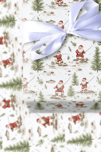 Flyin with Santa - Wrapping Paper - Aspen & Arlo