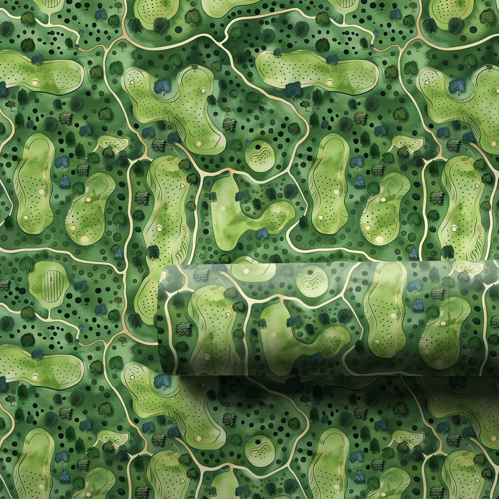 10 A.M. Tee Time - Wrapping Paper - Aspen & Arlo