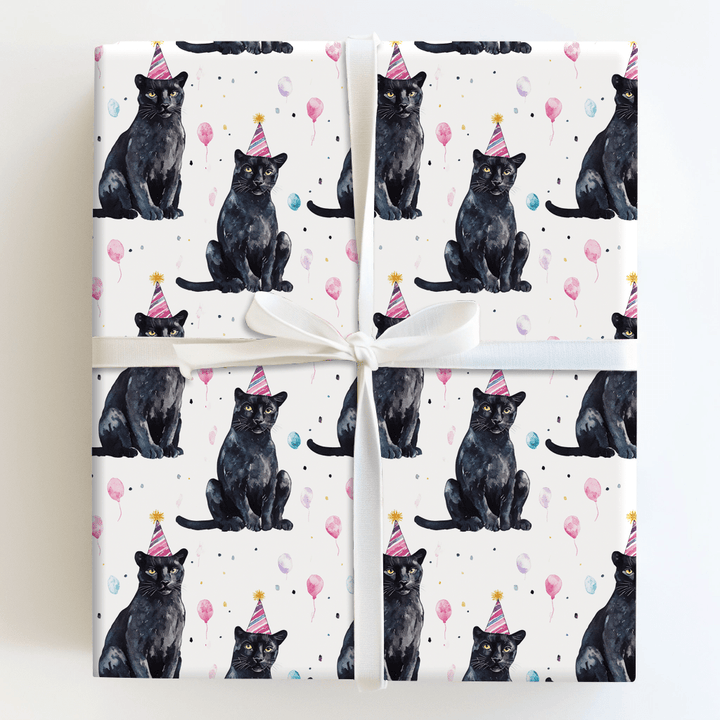 Velvet Paw Party - Wrapping Paper - Aspen & Arlo