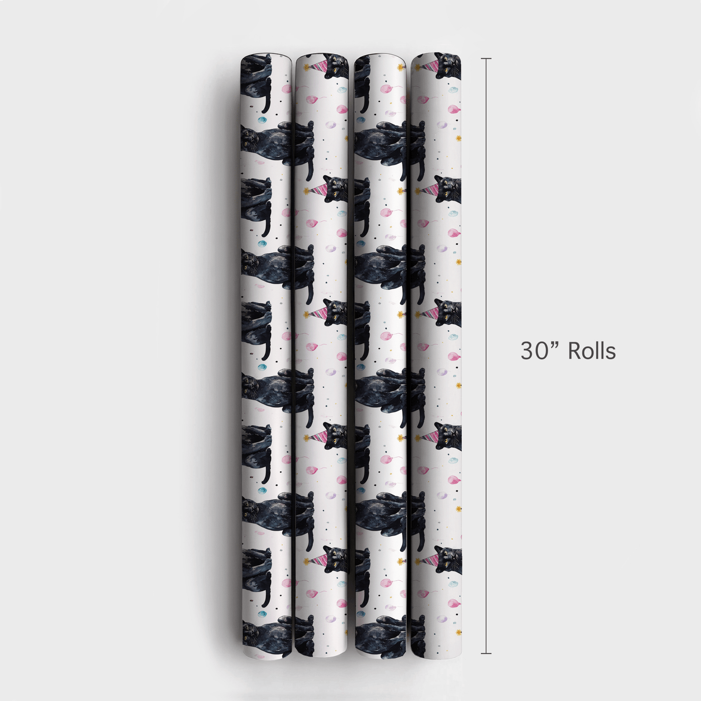 Velvet Paw Party - Wrapping Paper - Aspen & Arlo