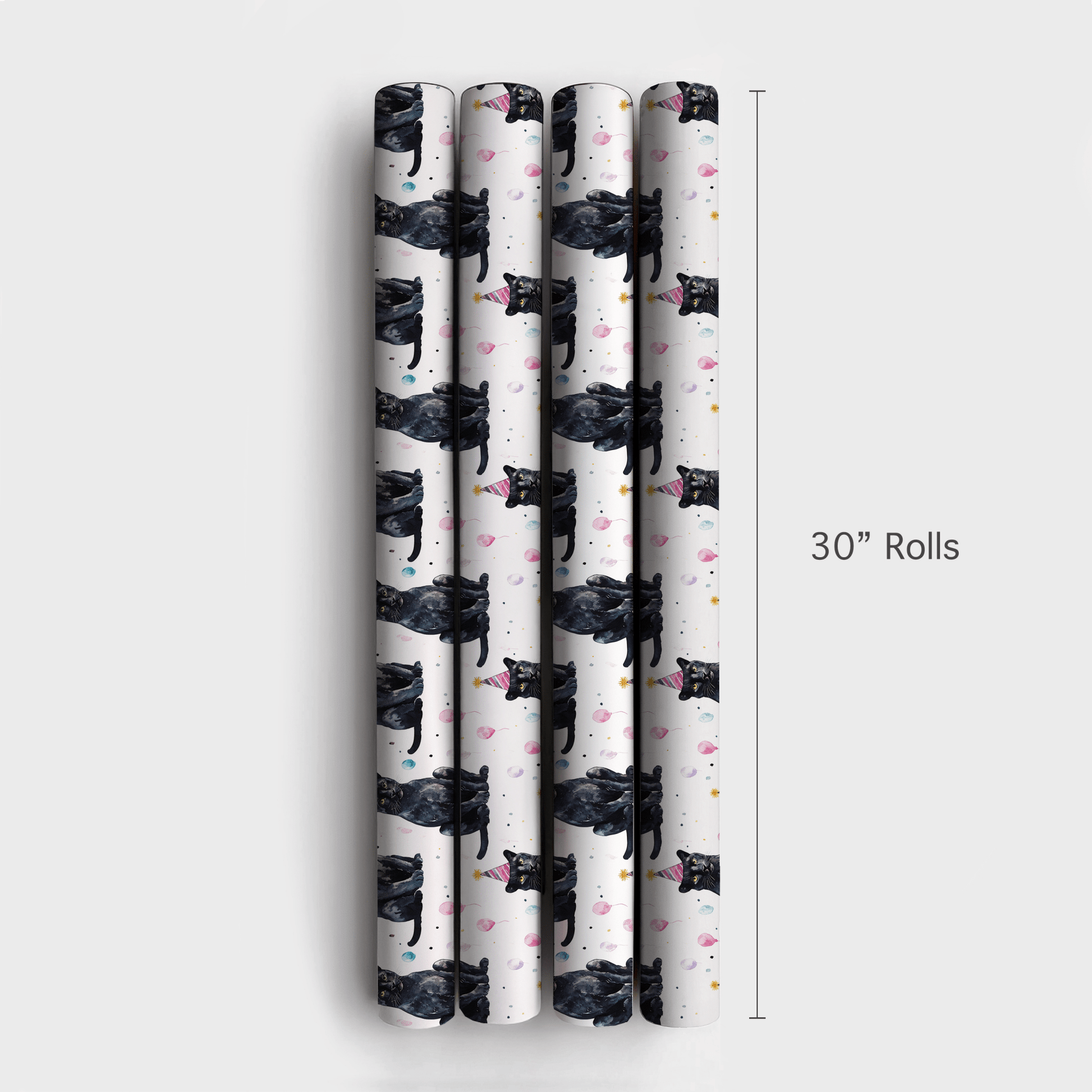 Velvet Paw Party - Wrapping Paper - Aspen & Arlo
