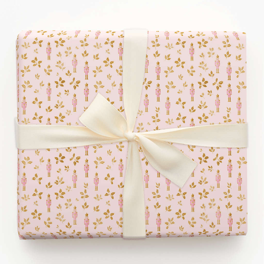 Blush Ballet Nutcracker - Wrapping Paper - Aspen & Arlo