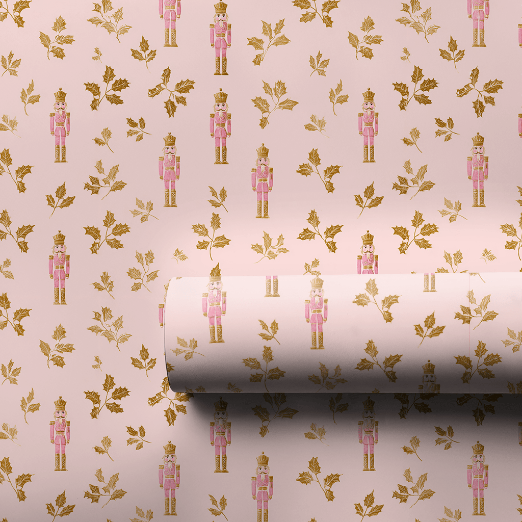 Blush Ballet Nutcracker - Wrapping Paper - Aspen & Arlo