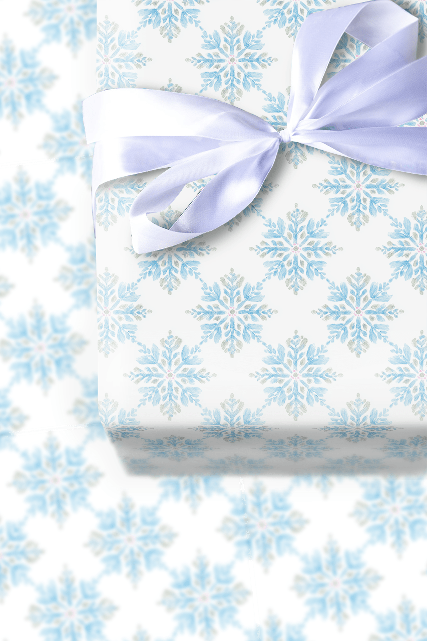 North Pole Snowfall - Wrapping Paper - Aspen & Arlo
