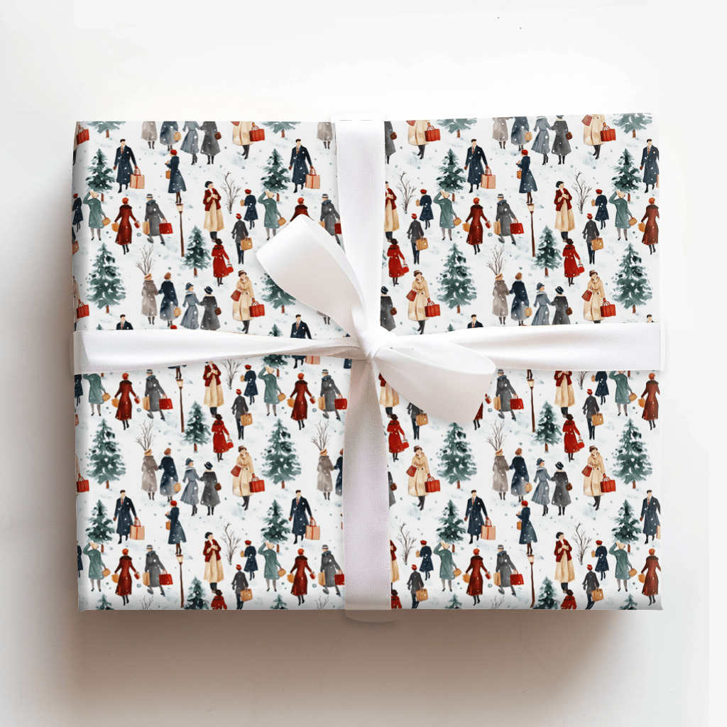 1940 Shopping Spree - Wrapping Paper - Aspen & Arlo