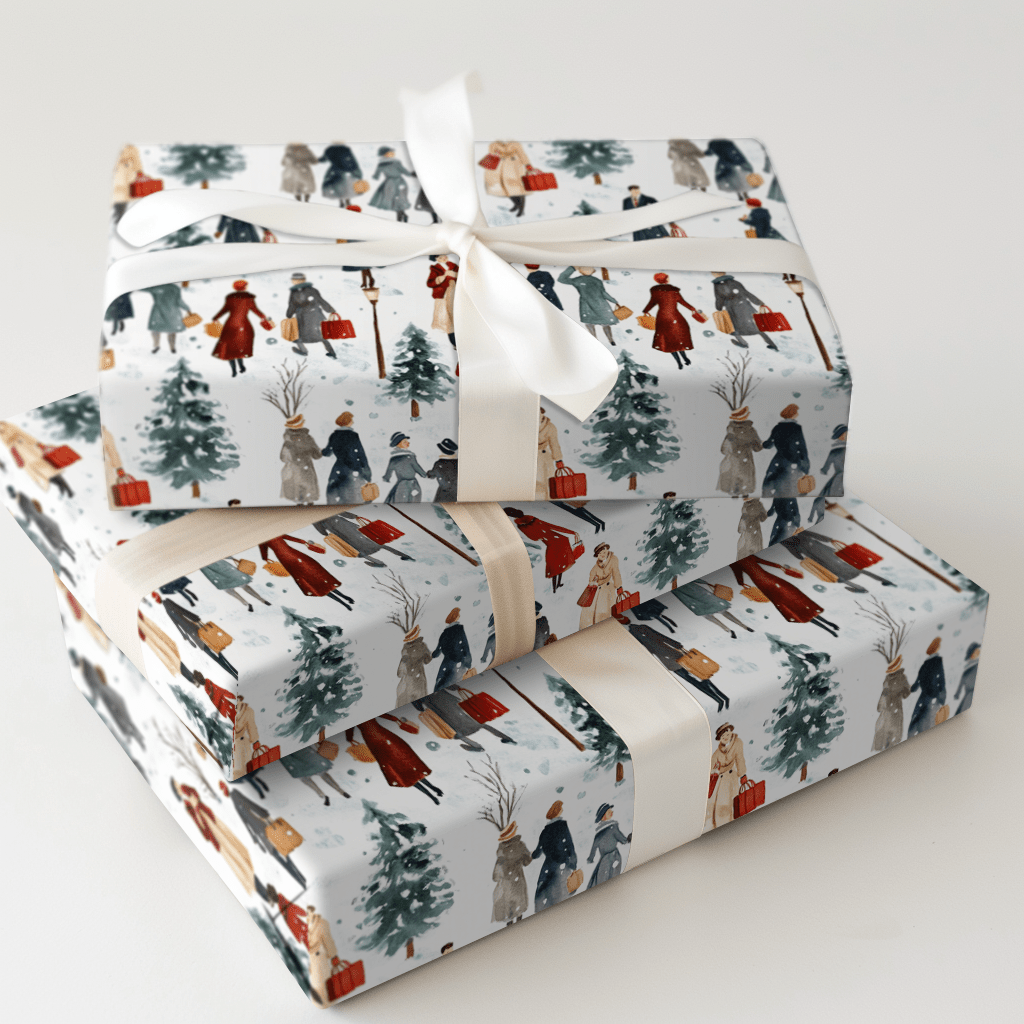 1940 Shopping Spree - Wrapping Paper - Aspen & Arlo
