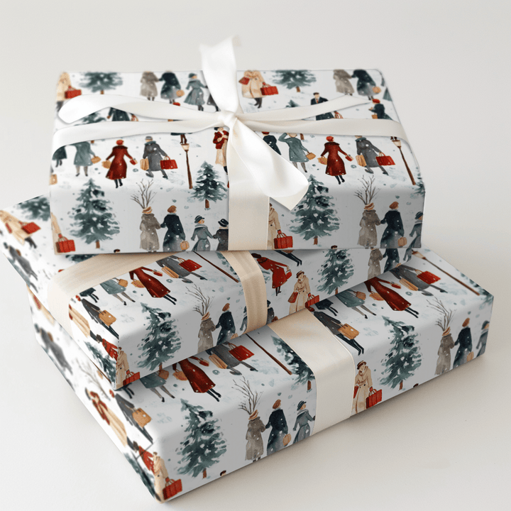 1940 Shopping Spree - Wrapping Paper - Aspen & Arlo
