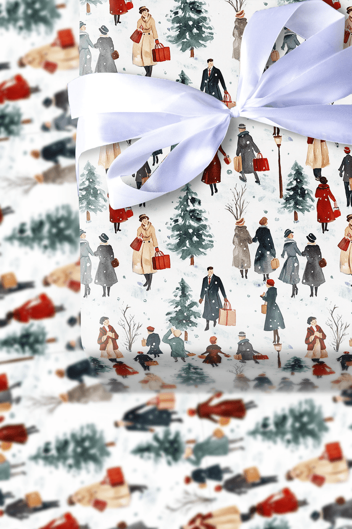 1940 Shopping Spree - Wrapping Paper - Aspen & Arlo