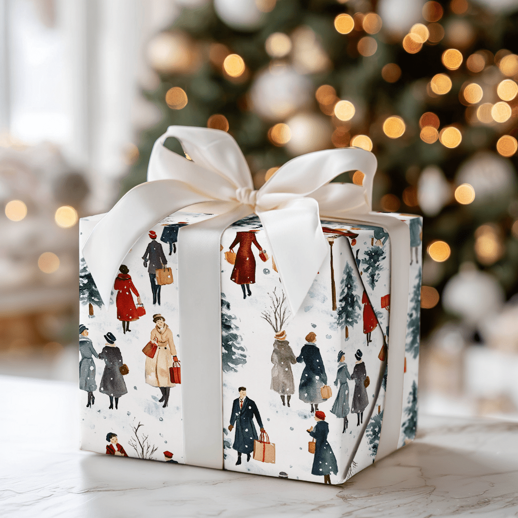 1940 Shopping Spree - Wrapping Paper - Aspen & Arlo