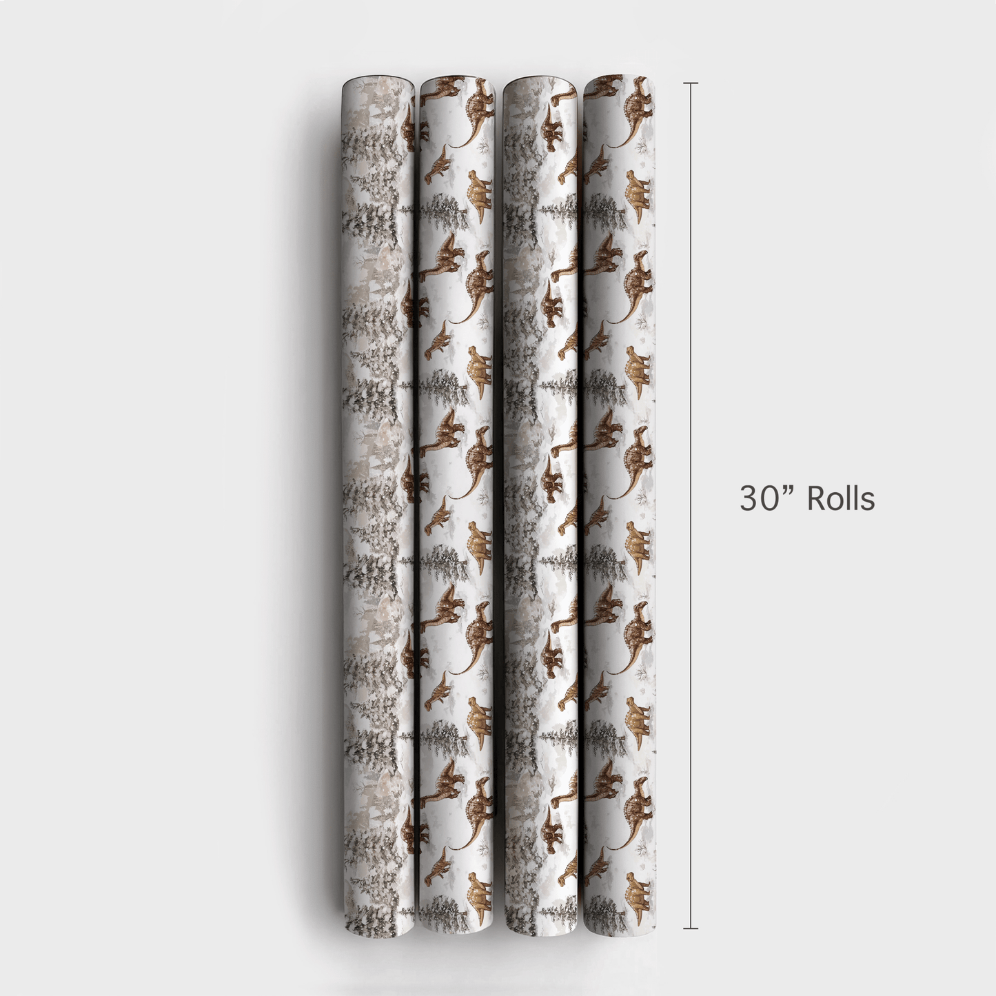 Frosted Fossils - Wrapping Paper - Aspen & Arlo