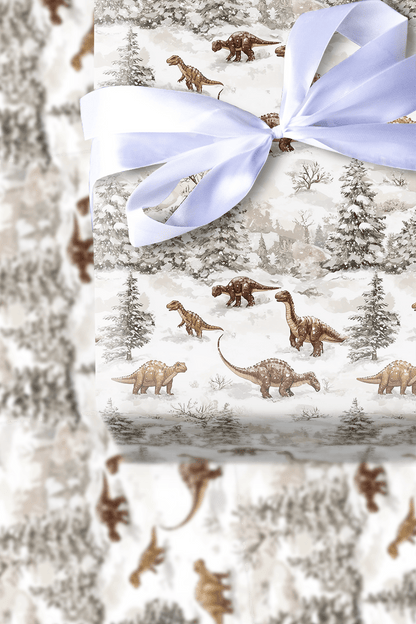 Frosted Fossils - Wrapping Paper - Aspen & Arlo