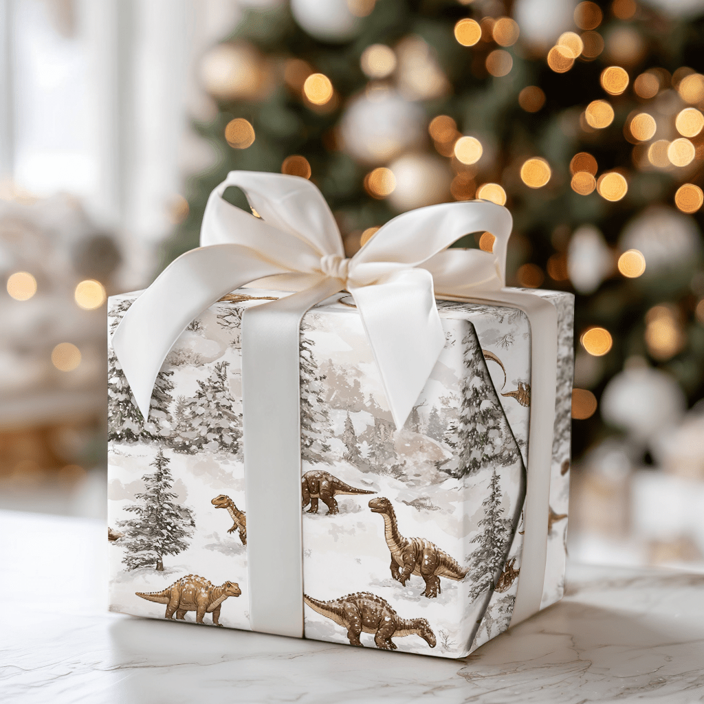Frosted Fossils - Wrapping Paper - Aspen & Arlo
