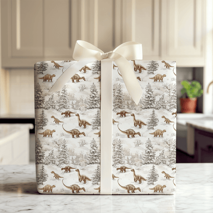 Frosted Fossils - Wrapping Paper - Aspen & Arlo