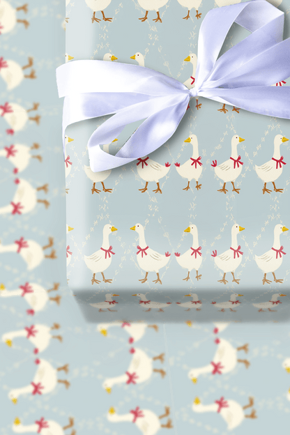 Jingle Goose - Wrapping Paper - Aspen & Arlo