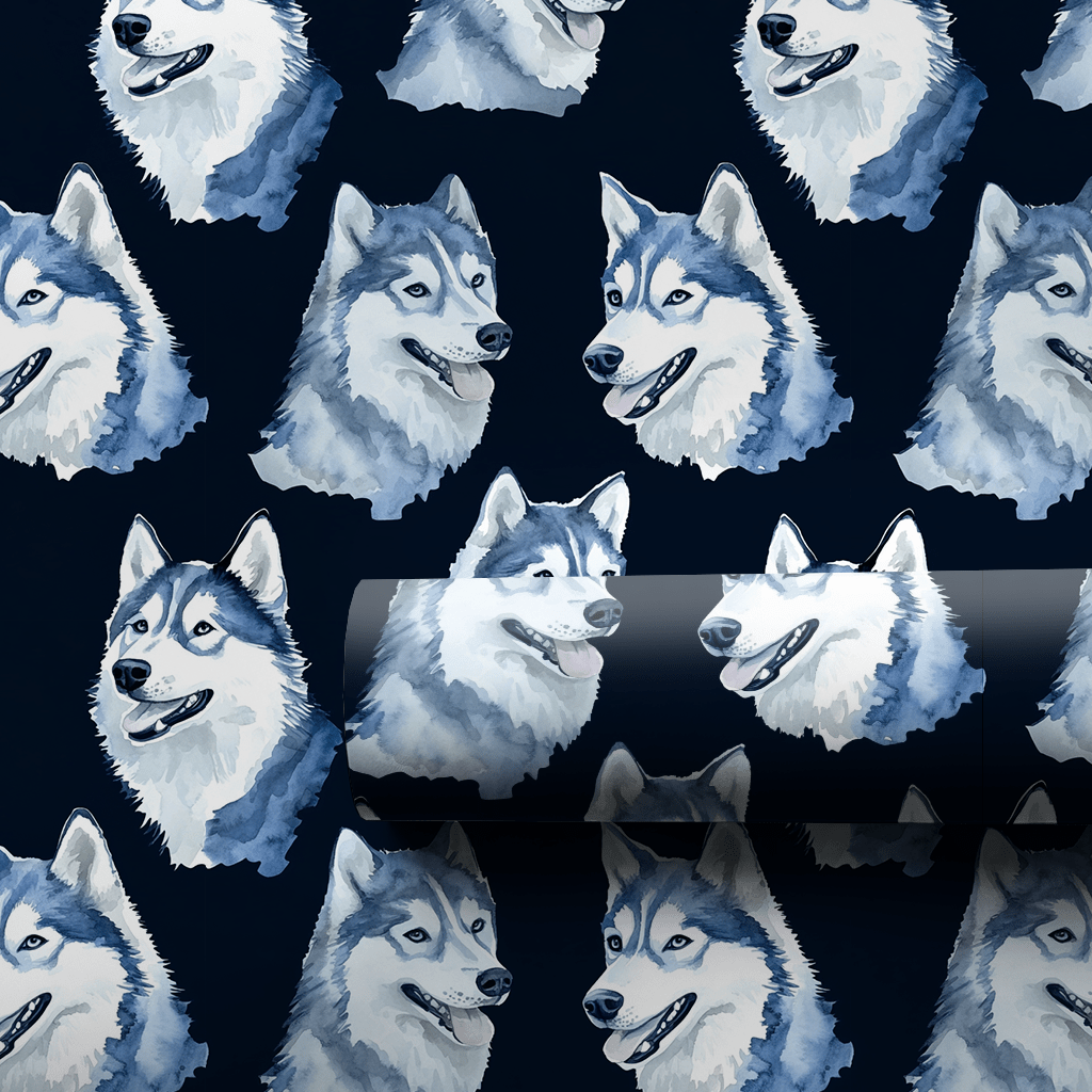 All Bite No Bark - Wrapping Paper - Aspen & Arlo