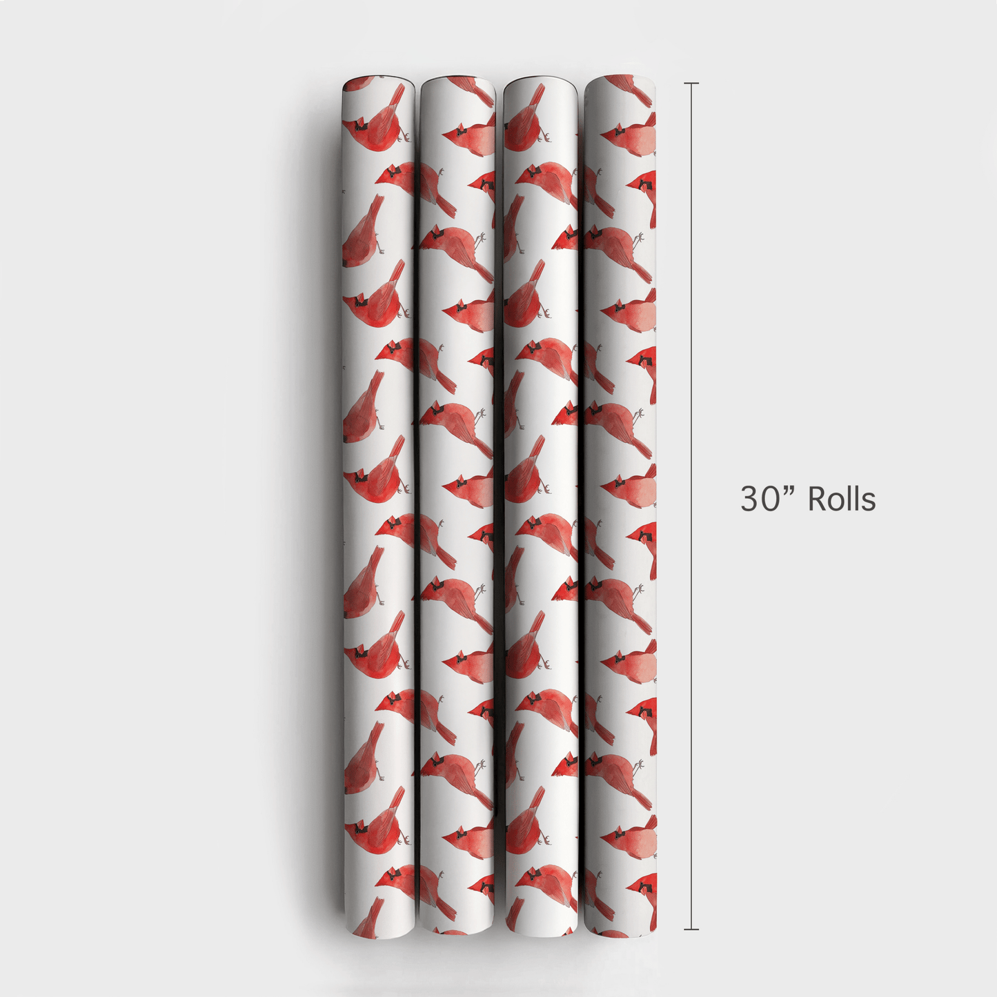 Red Bird Rally - Wrapping Paper - Aspen & Arlo