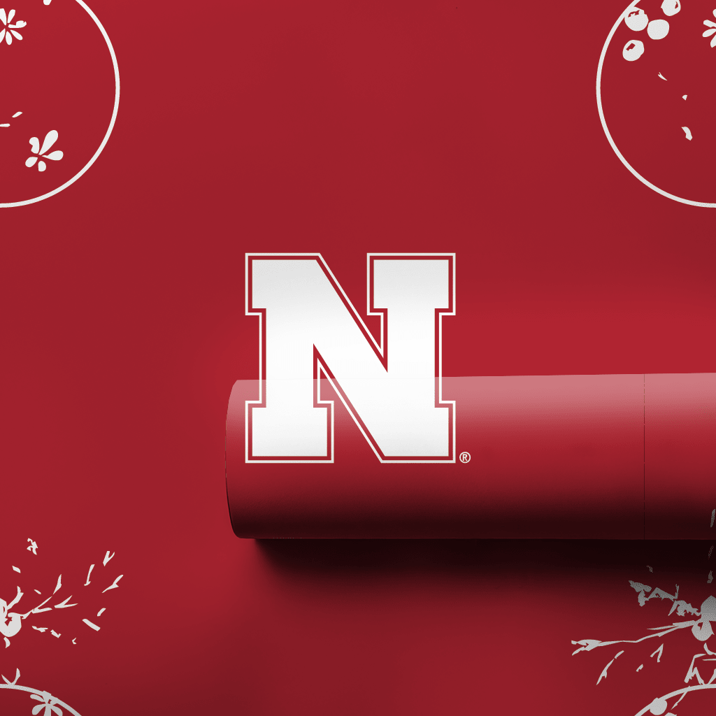 Nebraska Ornament - Wrapping Paper - Aspen & Arlo