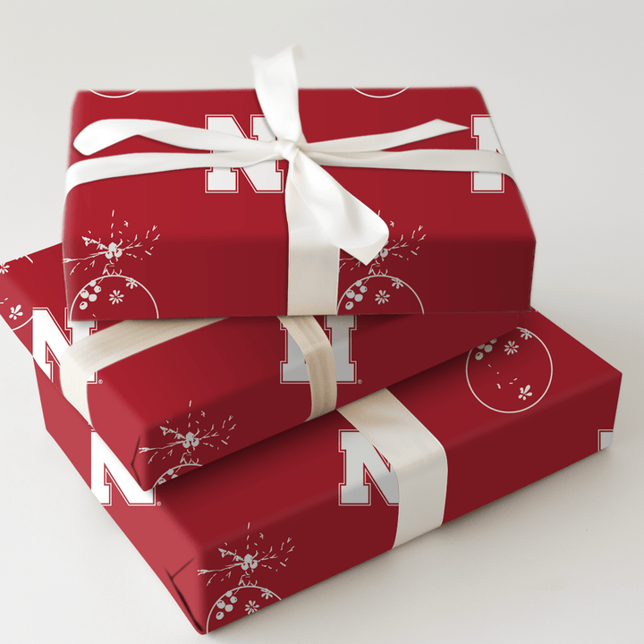 Nebraska Ornament - Wrapping Paper - Aspen & Arlo