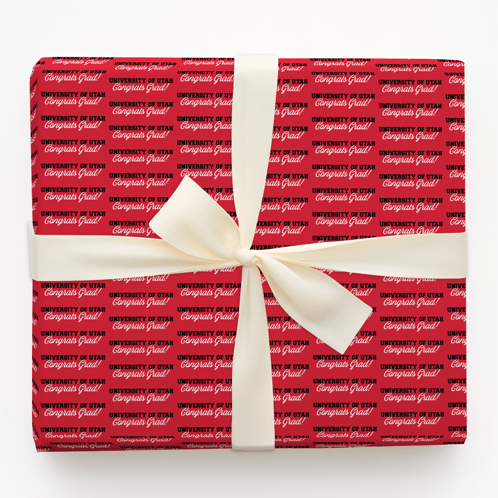 Congrats Utah Grad - Wrapping Paper - Aspen & Arlo