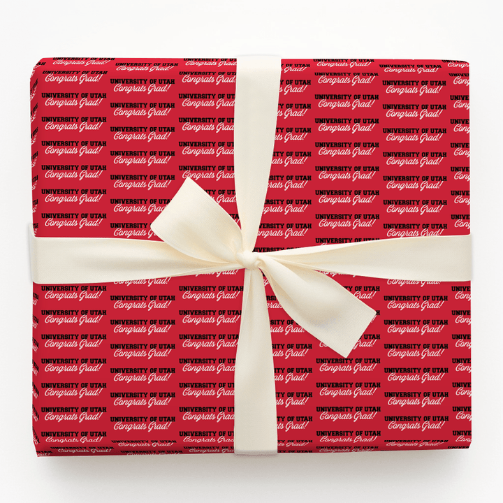 Congrats Utah Grad - Wrapping Paper - Aspen & Arlo