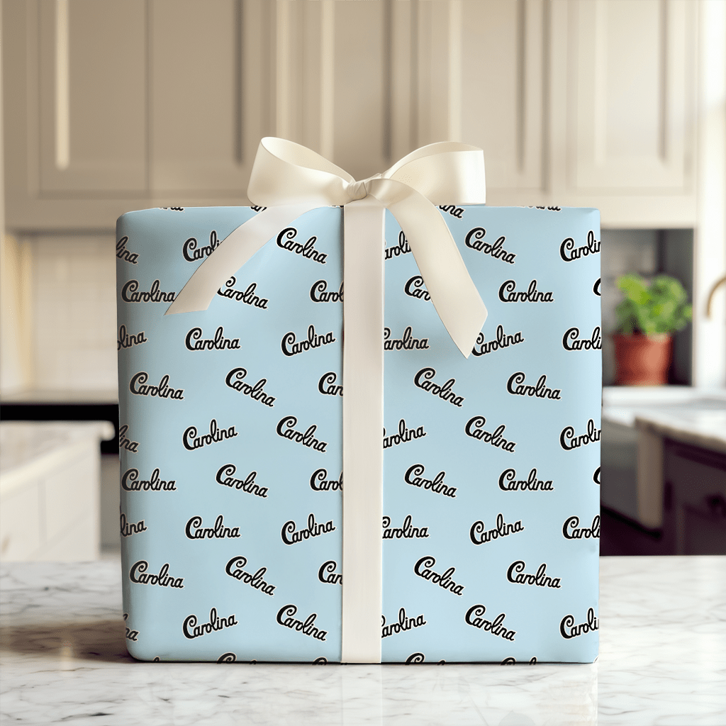 Baby Carolina Cursive - Wrapping Paper - Aspen & Arlo