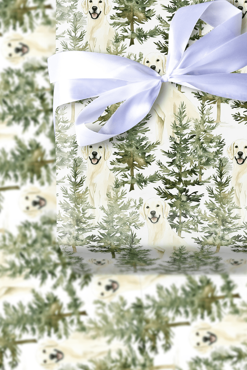 Snow Day for White Labs - Wrapping Paper - Aspen & Arlo