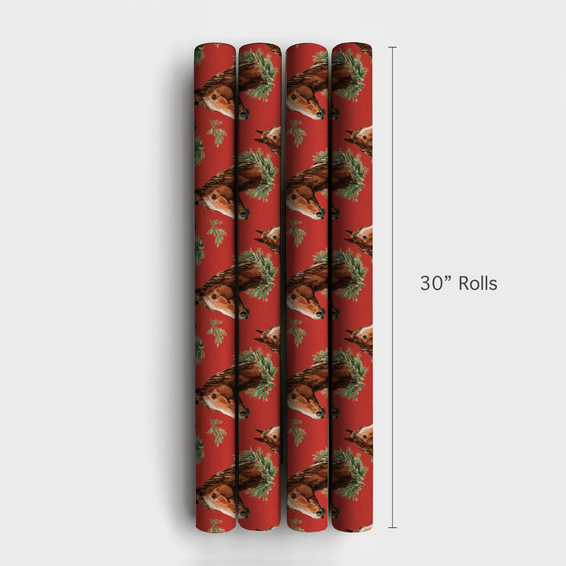 Yuletide Pony - Wrapping Paper - Aspen & Arlo